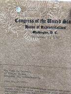 JOHN F. KENNEDY * EARLY 1949 Autograph Letter SIGNED * President House of Reps