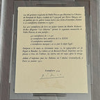 PABLO PICASSO * PSA/DNA * Signed La Célestine Limitation Page Autograph *