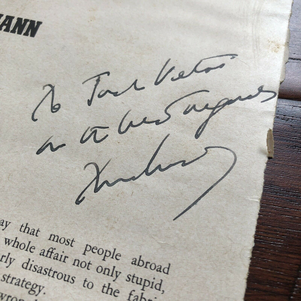 JOHN F. KENNEDY * JSA * 1960 Signed "Voting for Kennedy" Newspaper * Autograph