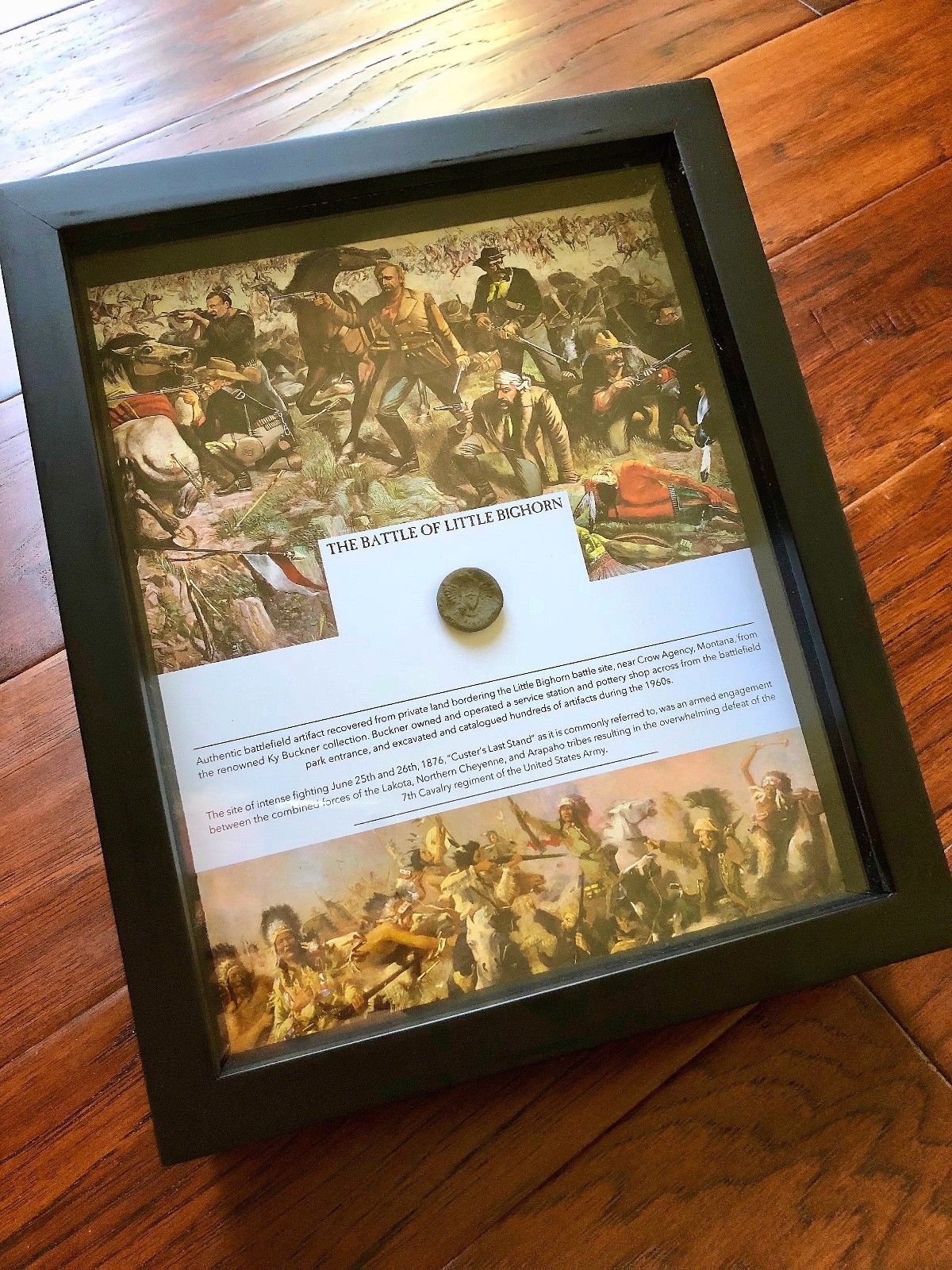 CUSTER'S LAST STAND * Original Battlefield Dug Artifact * LITTLE BIGHORN * COA