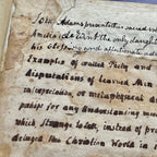 JOHN ADAMS * JSA * Autograph Family Bible Signed & Gifted to his Granddaughter