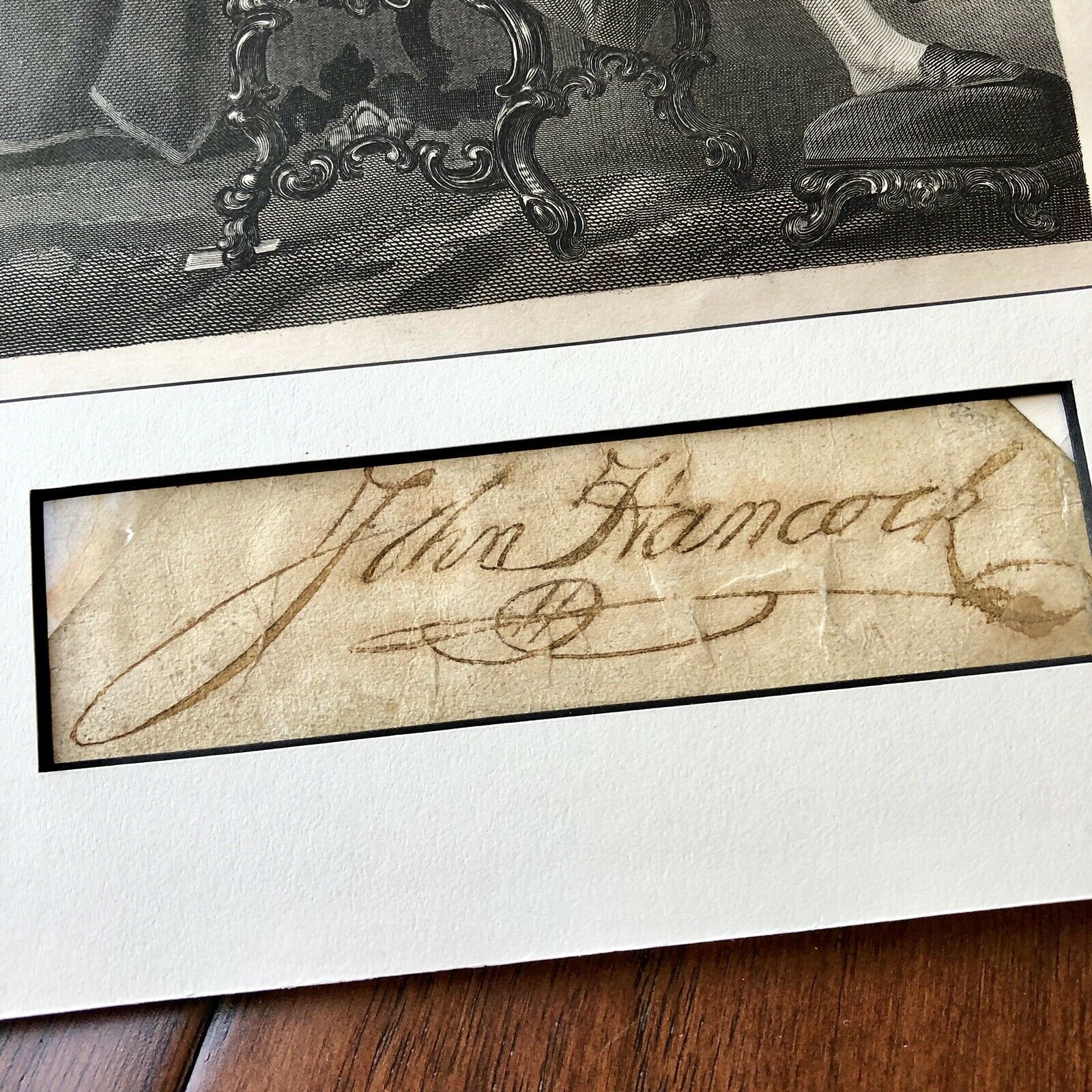 JOHN HANCOCK * PSA/DNA Charles Hamilton COA * BOLD AUTOGRAPH Signature * Signed