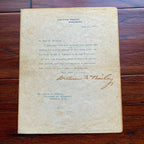 WILLIAM McKINLEY * JSA * AS PRESIDENT Executive Mansion AUTOGRAPH Letter SIGNED