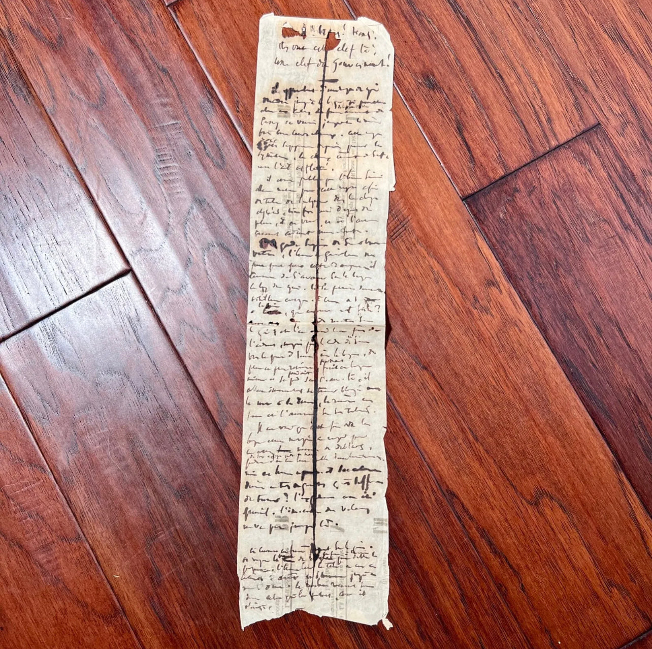VICTOR HUGO * PSA/DNA * “LES MISERABLES” Handwritten Autograph Draft Not Signed