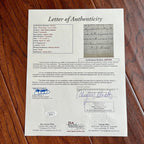 JOHN QUINCY ADAMS * Autograph Letter Re Fathers Biography & Van Buren Signed JSA