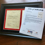 JOHN F. KENNEDY * PSA/DNA * WHITE HOUSE AUTOGRAPH Letter * Apollo + Soviets