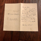 ELIZABETH ELIZA SCHUYLER HAMILTON * JSA LOA * Autograph Letter Signed to Family