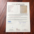 JOHN QUINCY ADAMS * JSA LOA * Handwritten Autograph Letter Signed Full Signature