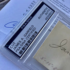 JAMES A. GARFIELD * Autograph Card AS PRESIDENT Hand Signed * PSA/DNA Slabbed