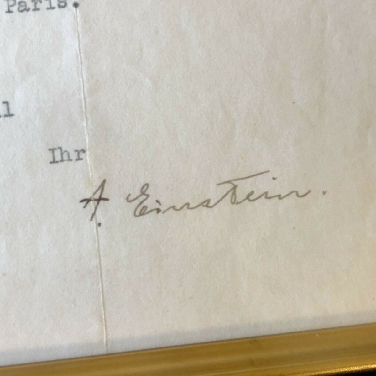 ALBERT EINSTEIN * JSA LOA * Autograph Letter Signed While Fleeing Nazi Germany