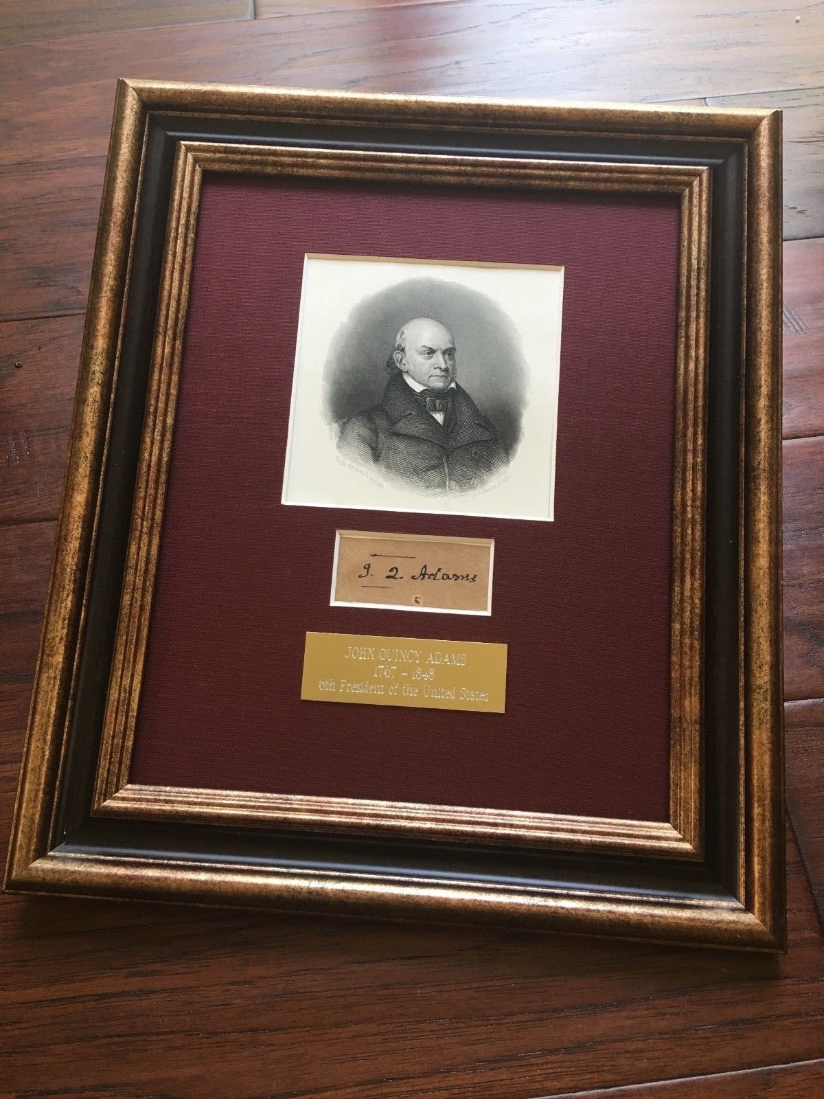 JOHN QUINCY ADAMS * PSA/DNA * Authentic AUTOGRAPH * SIGNED Clipped Free Frank