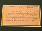MARQUIS DE LAFAYETTE Authentic AUTOGRAPH Letter SIGNED Revolutionary War COA