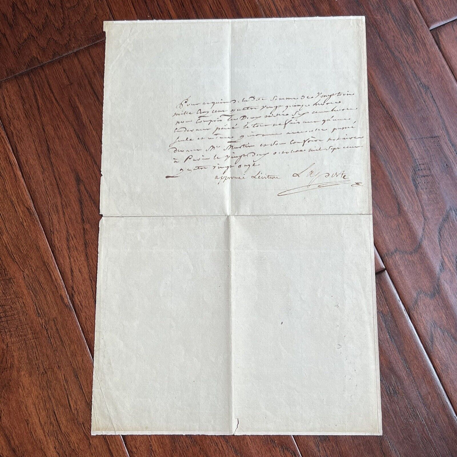 LOUIS XVI * JSA LOA * Beheaded King Signed Excessive Spending Document Autograph