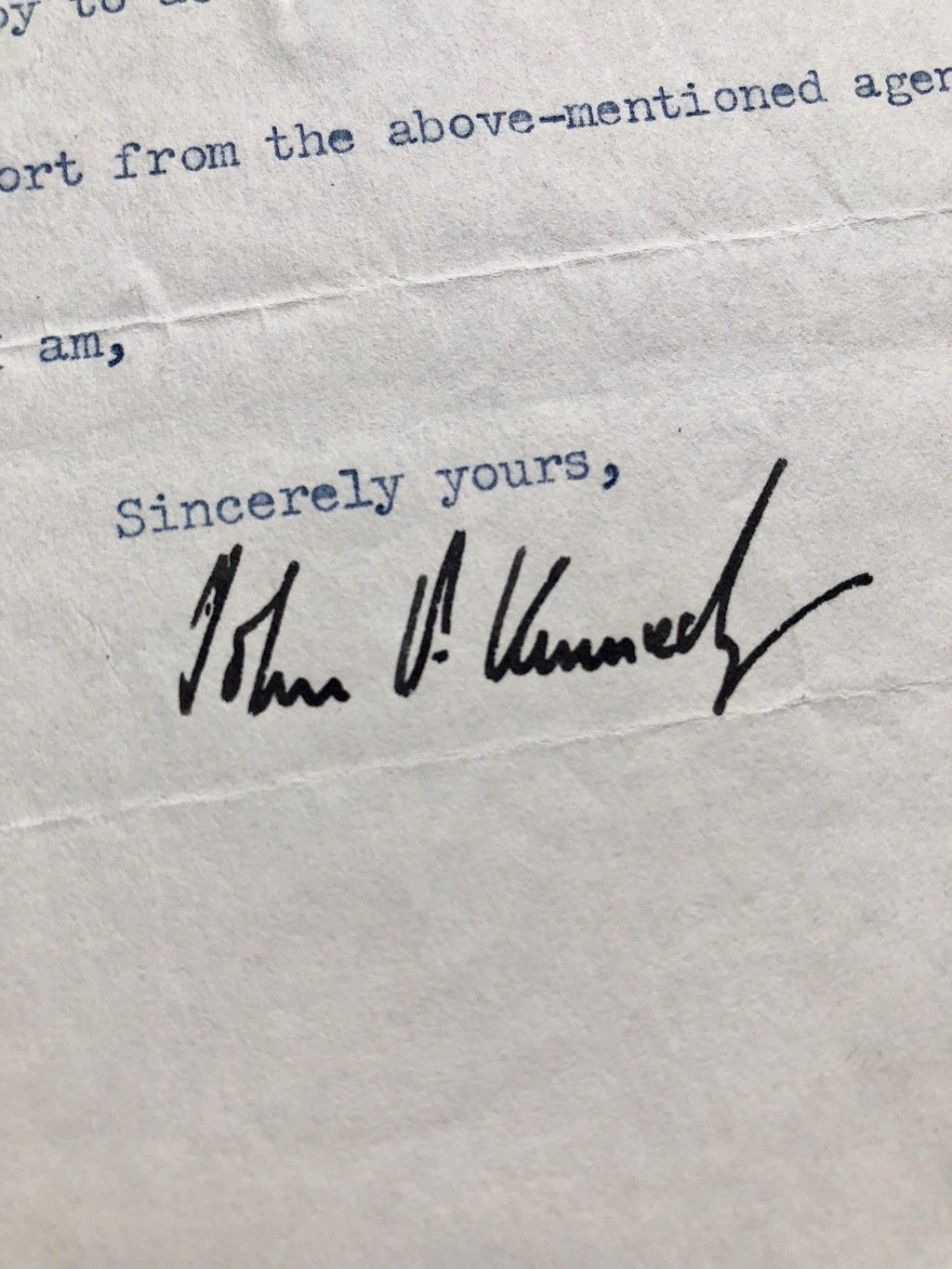 JOHN F. KENNEDY * EARLY 1949 Autograph Letter SIGNED * President House of Reps