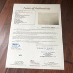 THE BEATLES * JSA LOA * Hand Signed Autograph Card * John Lennon George Harrison
