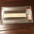 THEODORE ROOSEVELT * PSA/DNA Slabbed * Hand Signed Full Signature Autograph *