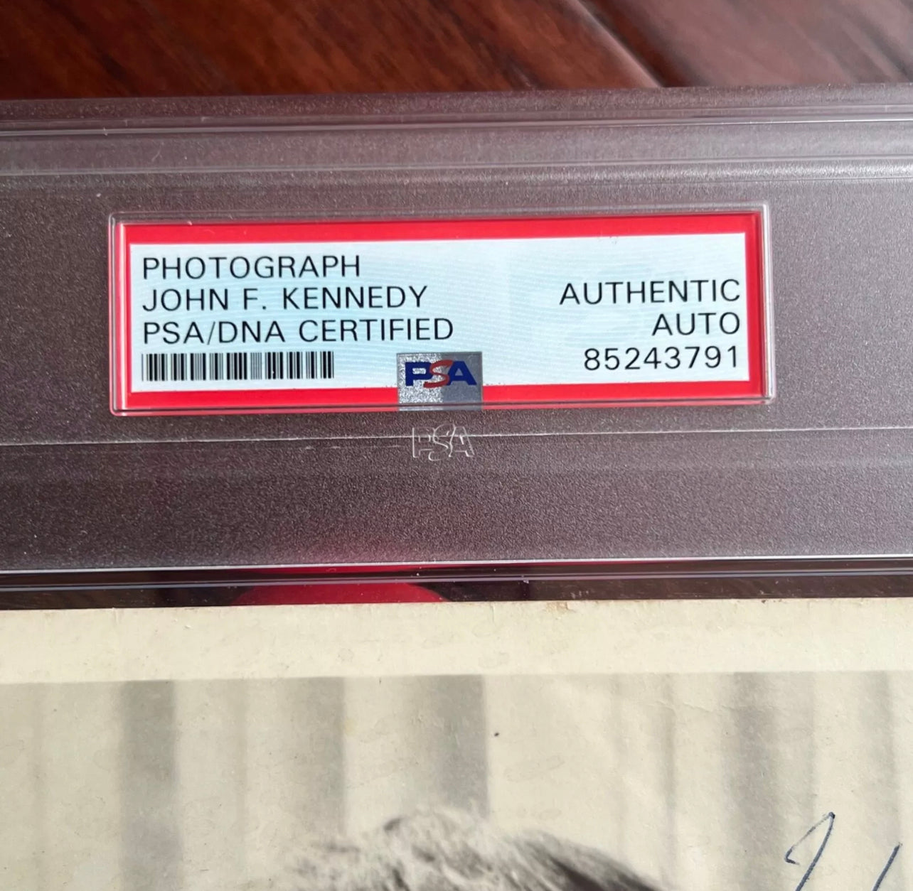 JOHN F. KENNEDY * PSA * Autograph SENATE Photo SIGNED * JFK Portrait Signature