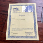 WINSTON S. CHURCHILL * JSA LOA * Hand Signed Naturalization Document Autograph *