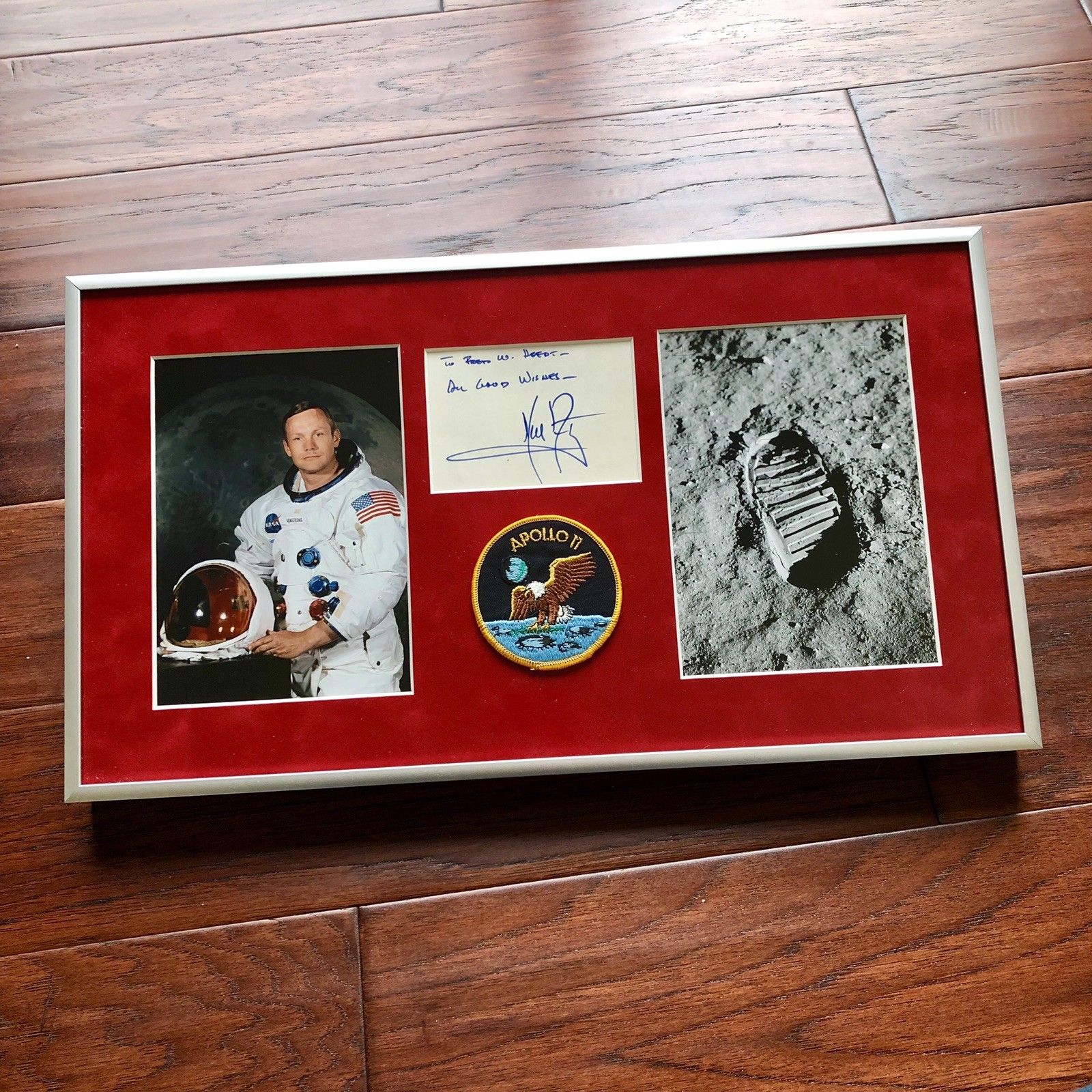 NEIL ARMSTRONG * PSA/DNA Zarelli LOA * Signed Index Card * Apollo 11 Autograph