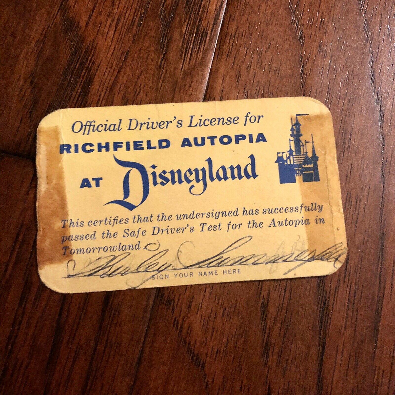 WALT DISNEY * JSA LOA Phil Sears * Original Autograph Signature Signed *