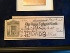 ROBERT TODD LINCOLN * Scarce Handwritten AUTOGRAPH Check SIGNED * Son of ABRAHAM