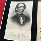 JOHN TYLER * BAS LOA * Handwritten Autograph 1832 Letter Signed * President