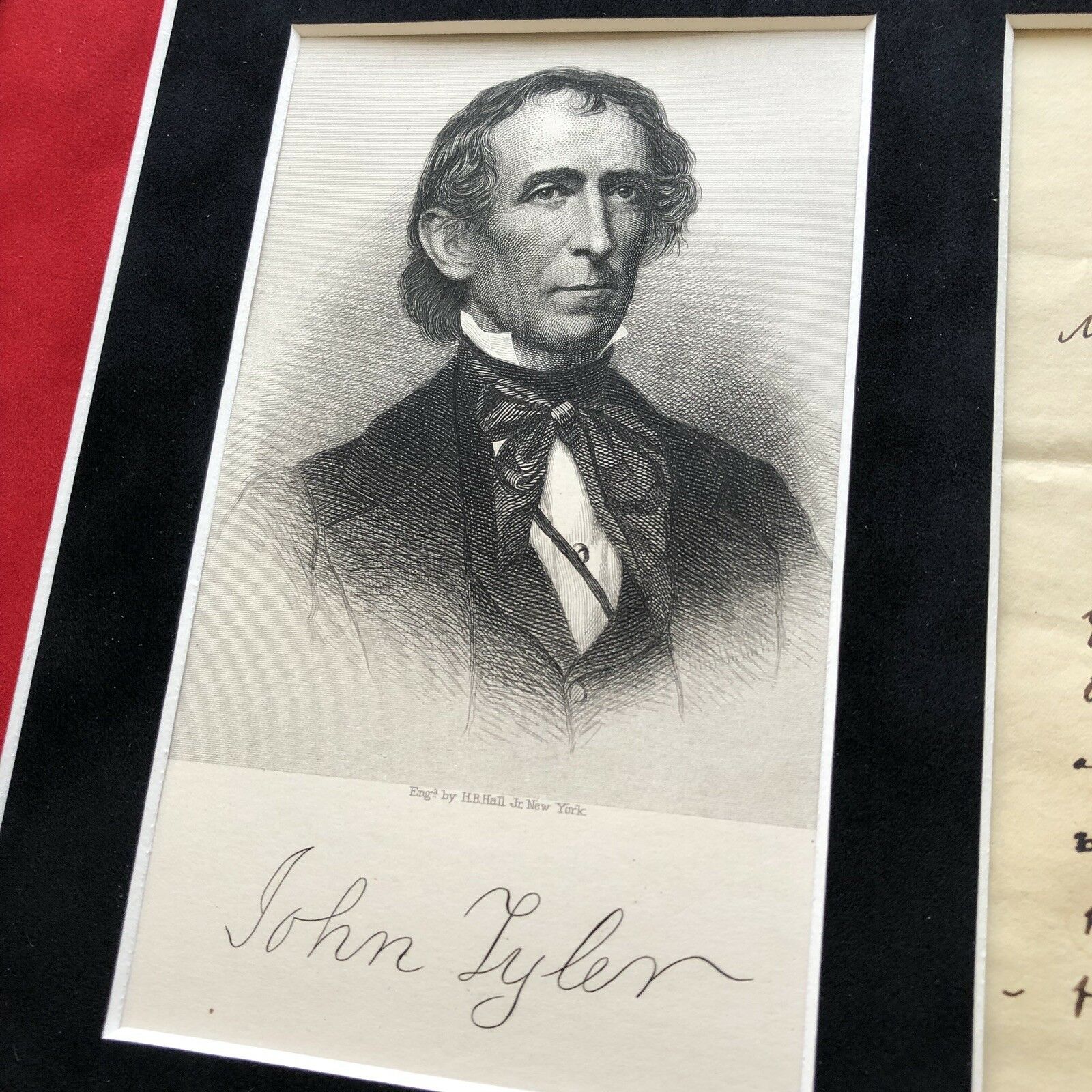 JOHN TYLER * BAS LOA * Handwritten Autograph 1832 Letter Signed * President