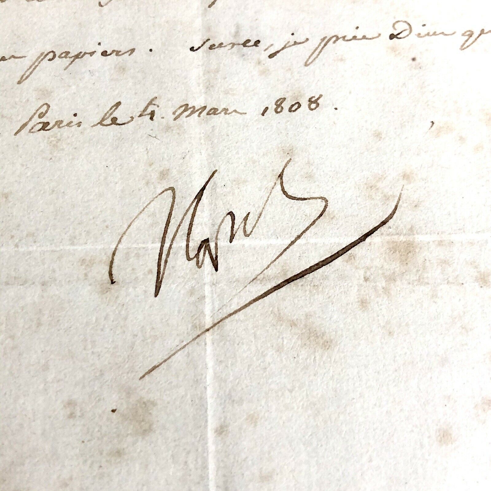 Napoleon Bonaparte * PSA/DNA Slabbed * Encapsulated Autograph Signed Letter *