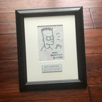 MATT GROENING * JSA * AUTOGRAPH Hand Drawn Bart Simpson SIGNED