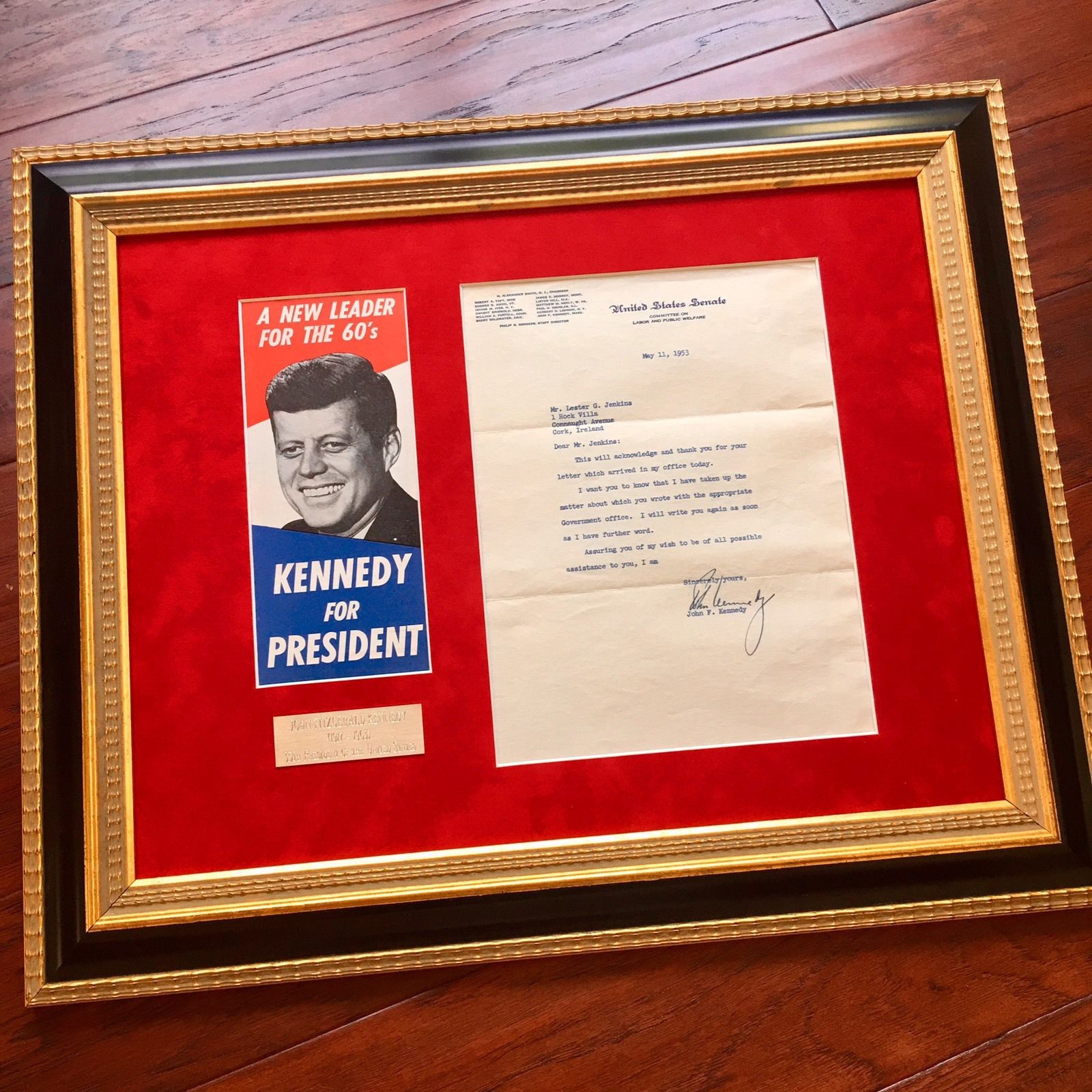 JOHN F. KENNEDY * JSA COA * Scarce Authentic JFK AUTOGRAPH Signed * President