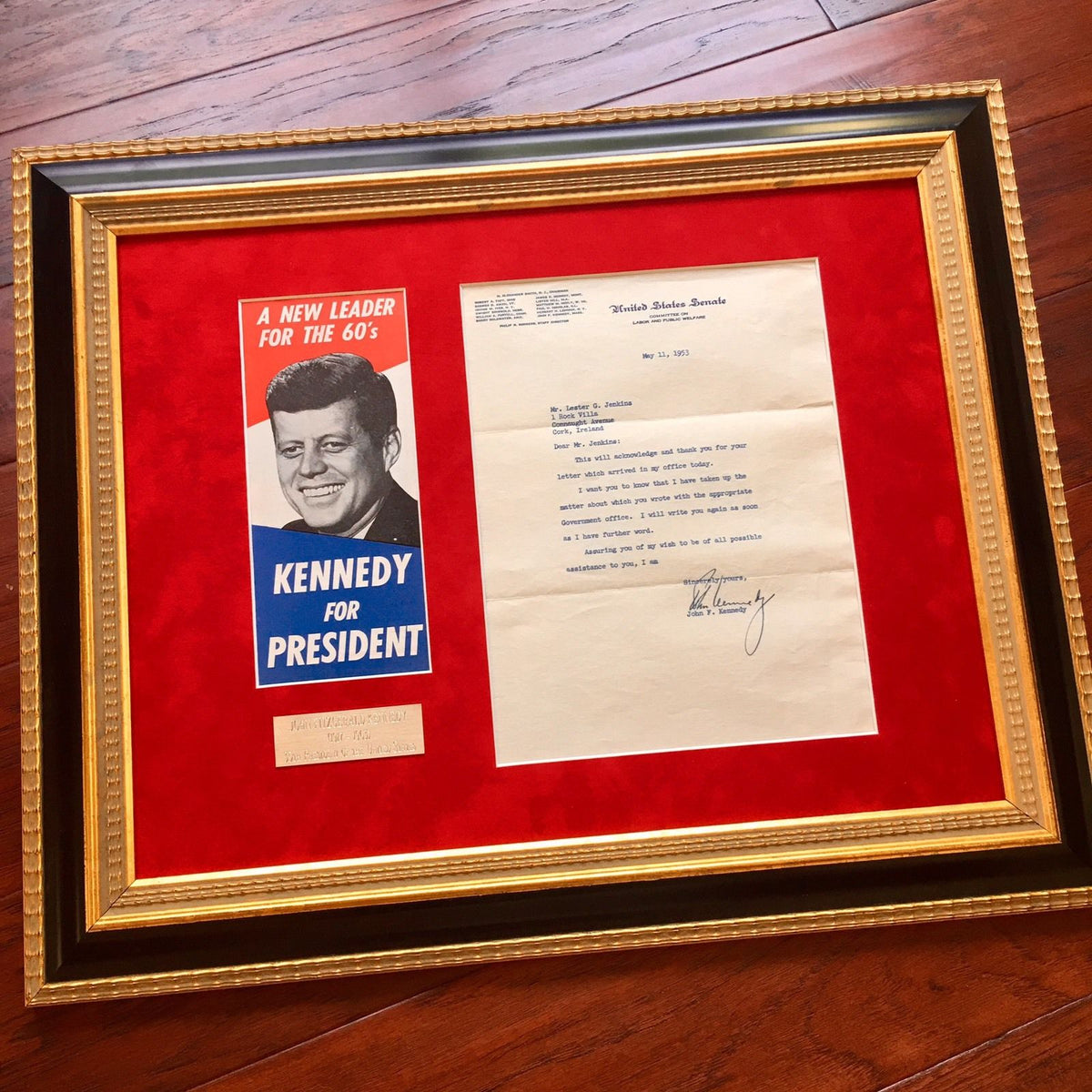 JOHN F. KENNEDY * JSA COA * Scarce Authentic JFK AUTOGRAPH Signed * President