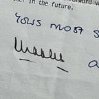 PRINCESS DIANA & KING CHARLES * PSA * Autograph WEDDING GIFT Letter Signed 1981