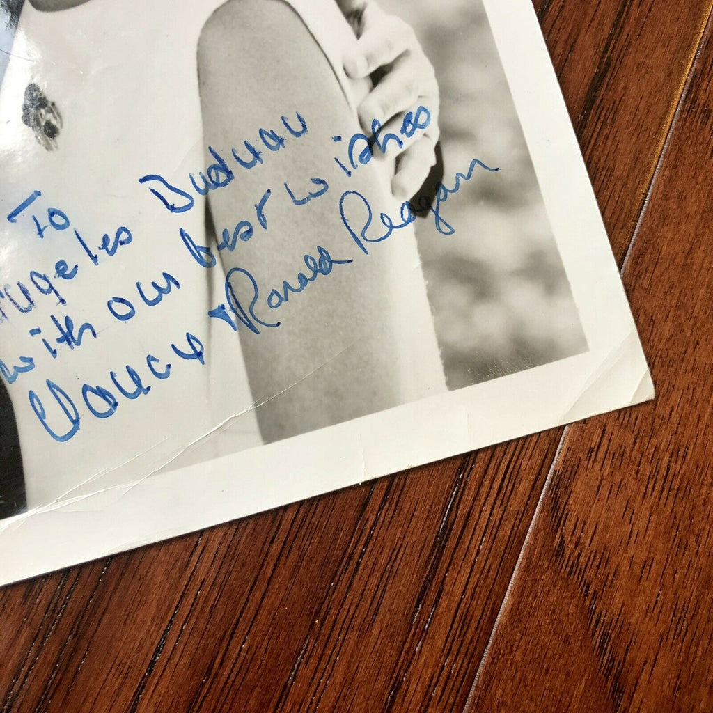 RONALD & NANCY REAGAN * BAS Beckett * Autograph Inscribed Signed Photo
