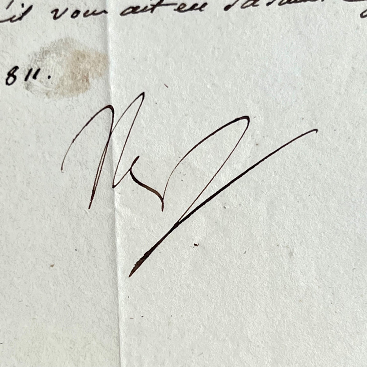 NAPOLEON BONAPARTE * PSA * French Emperor AUTOGRAPH Letter SIGNED * Paris 1811