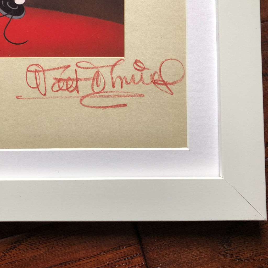 WALT DISNEY * JSA LOA * Original Donald Duck Cel Signed * Deh Fuehrer's Face