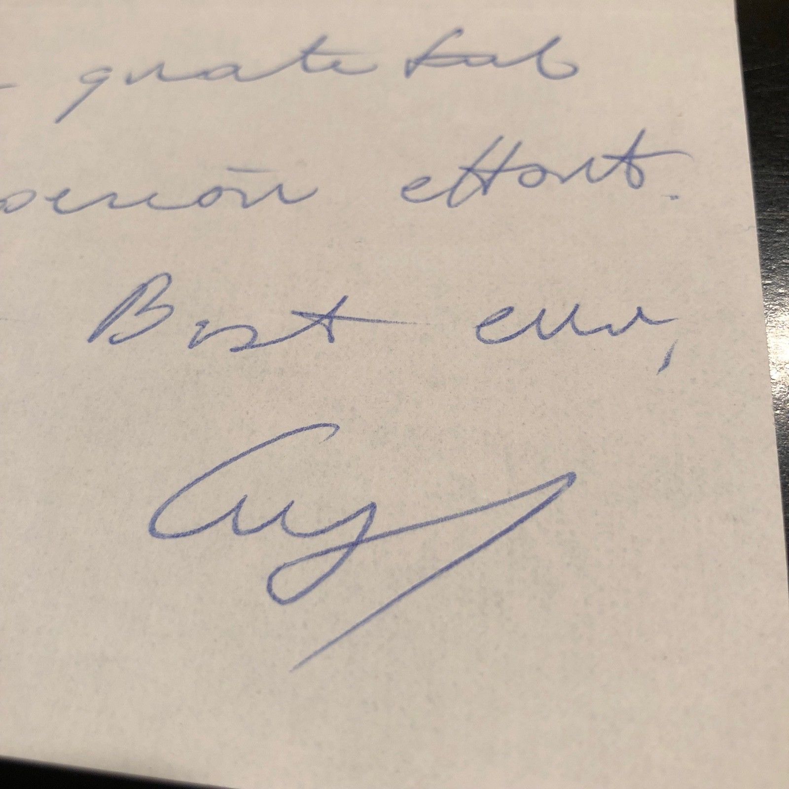 George HW Bush * PSA/DNA * Handwritten AUTOGRAPH letter SIGNED * 1979