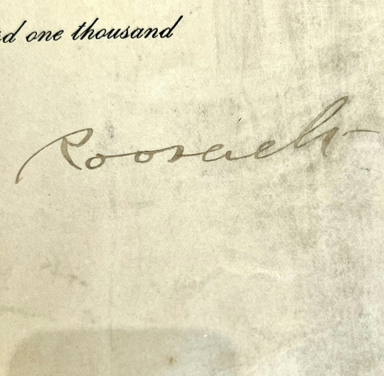 THEODORE ROOSEVELT * PSA/DNA Slabbed * Hand Signed Autograph * as PRESIDENT