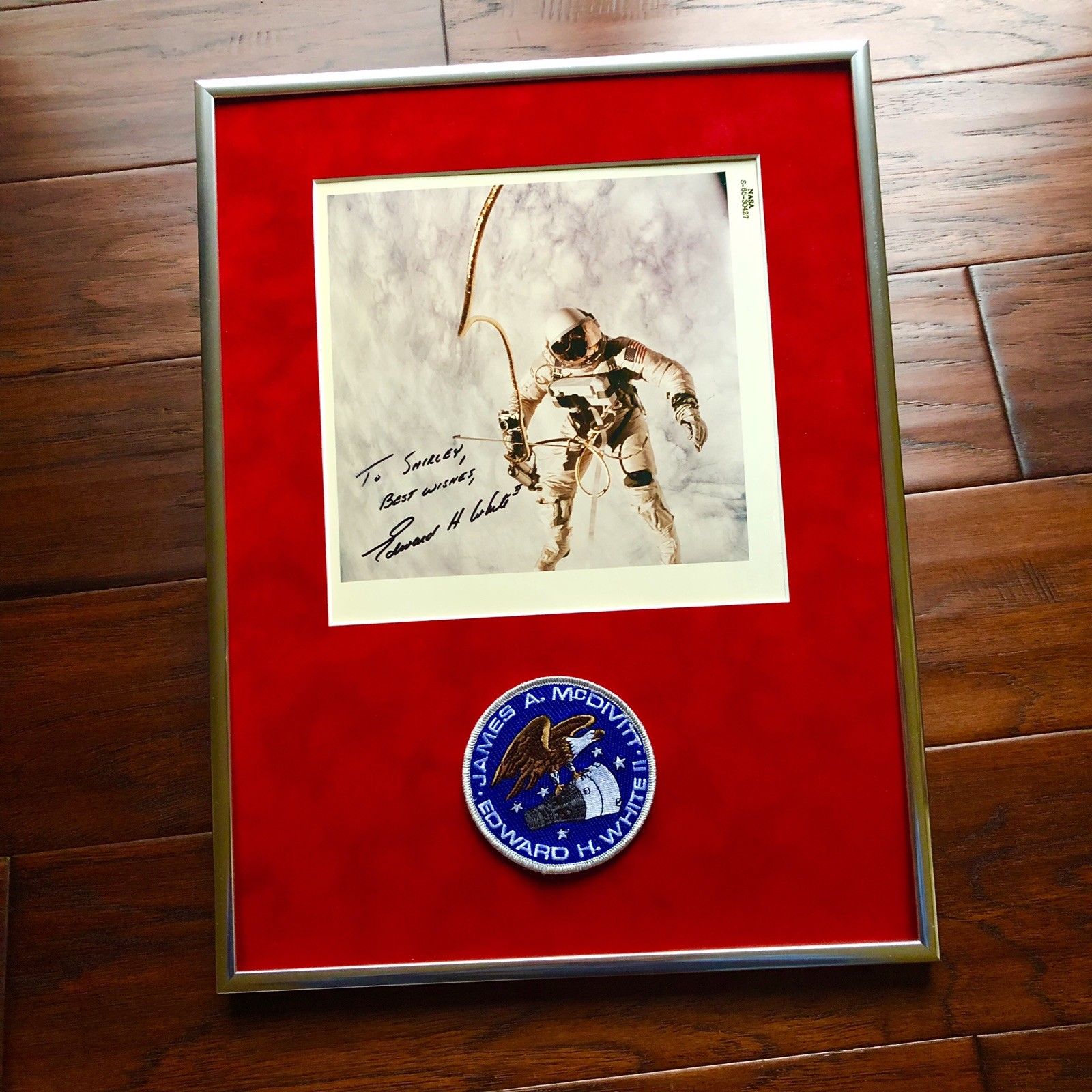 EDWARD H WHITE * PSA/DNA & Zarelli LOA * Signed Gemini IV Black Number Autograph