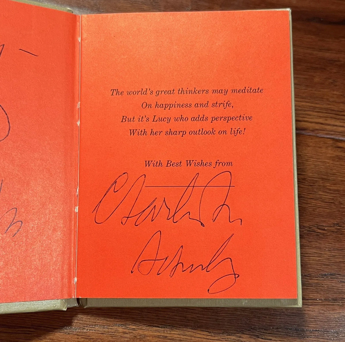 CHARLES M. SCHULZ * PSA/DNA * AUTOGRAPH Drawing SNOOPY Signed Sketch * Lucy Book