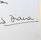 KING CHARLES III and PRINCESS DIANA * JSA * Signed 1983 Christmas Card Autograph