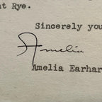 Amelia Earhart Signed Letter Apologizing After Crashing an Aircraft