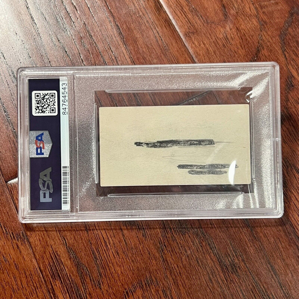 ERNEST HEMINGWAY * PSA/DNA * Autograph Calling Card Signed