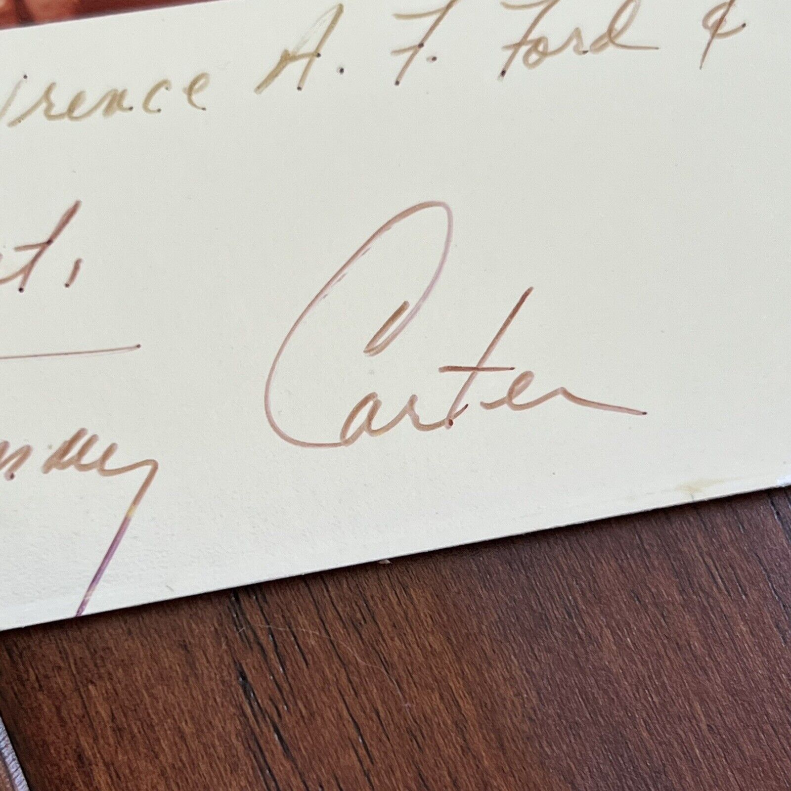 JIMMY CARTER * JSA * Full Signature On Portrait Photograph Signed Autograph