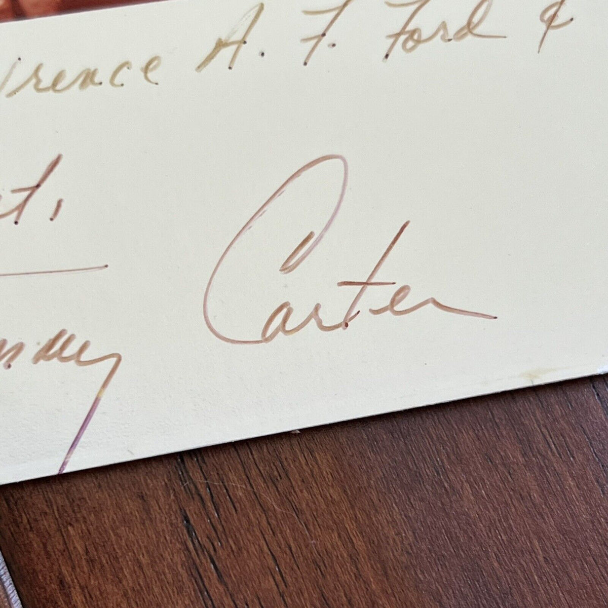 JIMMY CARTER * JSA * Full Signature On Portrait Photograph Signed Autograph