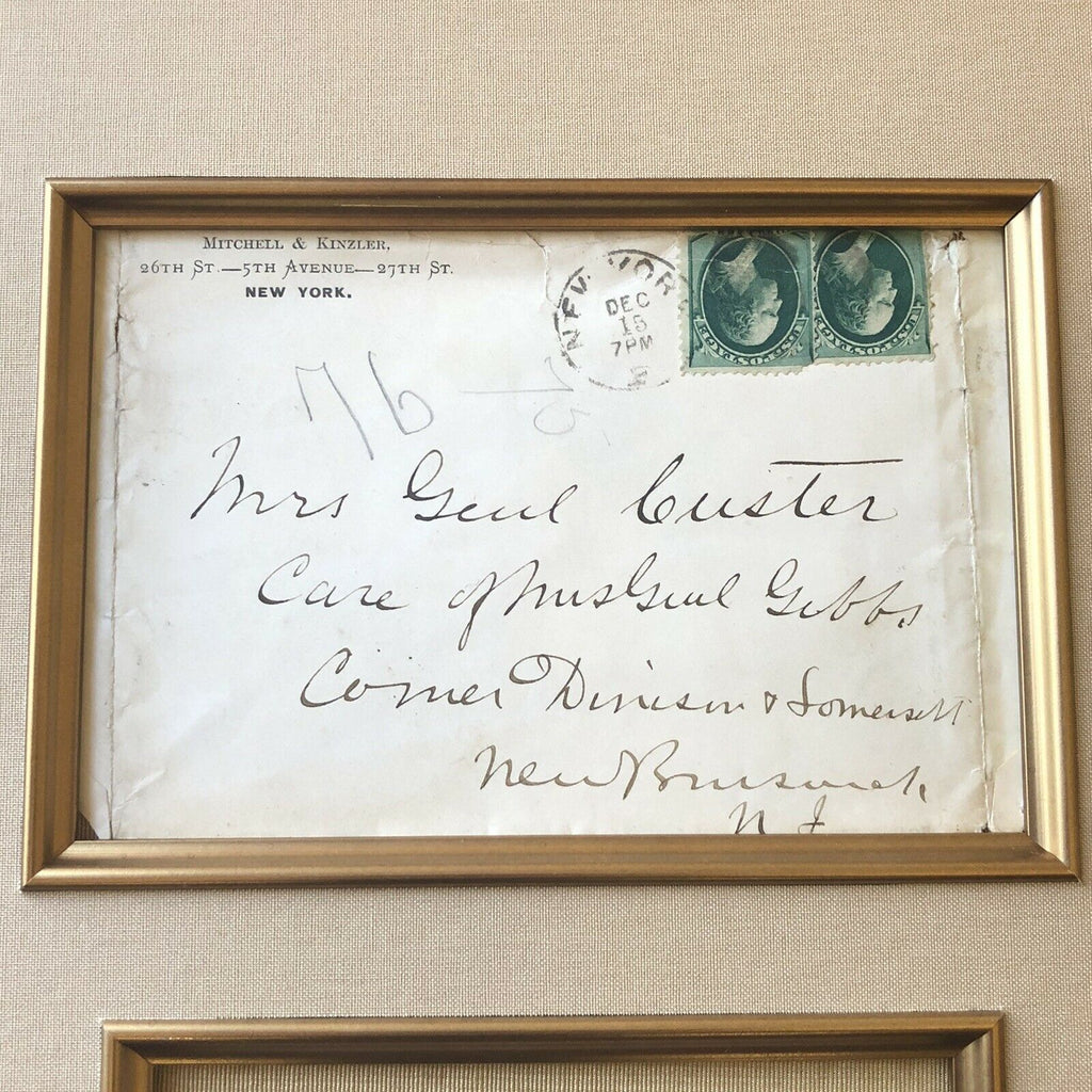 GEORGE CUSTER * JSA * Handwritten Autograph Envelope Signed * Little Big Horn