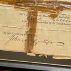 JOHN HANCOCK * PSA/DNA * Signed Militia Appointment Autograph Full Signature