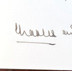 KING CHARLES III and PRINCESS DIANA * JSA * Signed 1983 Christmas Card Autograph