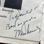 JOHN F. KENNEDY * JSA LOA * Autograph Photo Signed As Senator In Dinner Program
