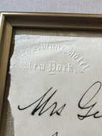 GEORGE CUSTER * JSA * Handwritten Autograph Envelope Signed * Little Big Horn