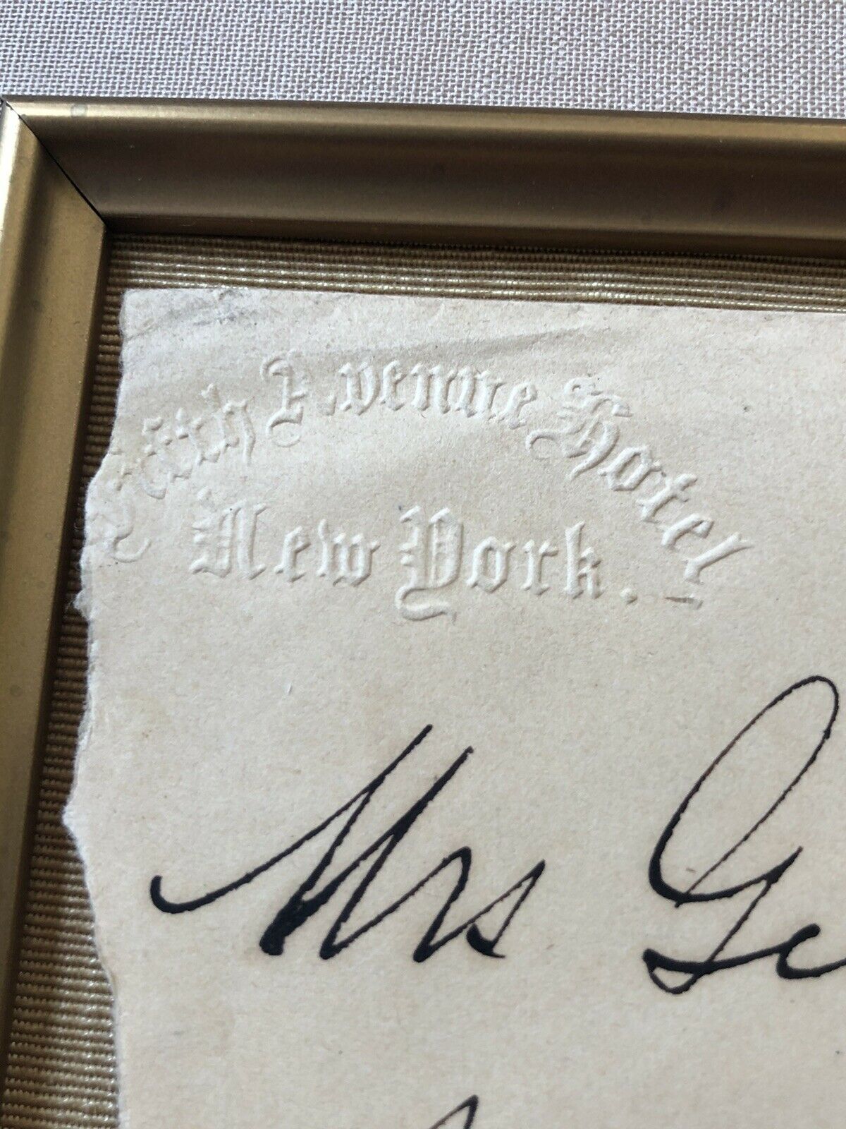 GEORGE CUSTER * JSA * Handwritten Autograph Envelope Signed * Little Big Horn
